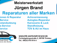 Freie Werkstatt  95709 Tröstau: KFZ Werkstatt Jürgen Brand