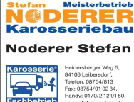 Freie Werkstatt  84106 Volkenschwand: Karosseriebau Noderer