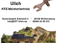 Freie Werkstatt  88138 Weißensberg: Fahrzeugtechnik Ulich