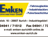 Freie Werkstatt  26607 Aurich: Alfred Emken Lackierfachbetrieb GmbH